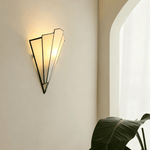 Elowen Deco Wall Sconce – Art Deco Opal Glass & Metal Lighting