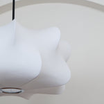 Elysia Pendant Swag Light – Modern Silk Cocoon Pendant for Dining & Living Rooms
