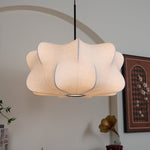 Elysia Pendant Swag Light – Modern Silk Cocoon Pendant for Dining & Living Rooms