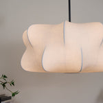 Elysia Pendant Swag Light – Modern Silk Cocoon Pendant for Dining & Living Rooms