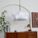 Elysia Pendant Swag Light – Modern Silk Cocoon Pendant for Dining & Living Rooms