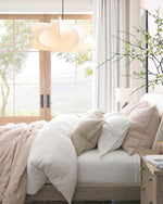 Elysia Silk Cocoon Pendant Light – Modern White Designer Hanging Lamp