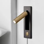 Embedded Bedside Plug In Sconce