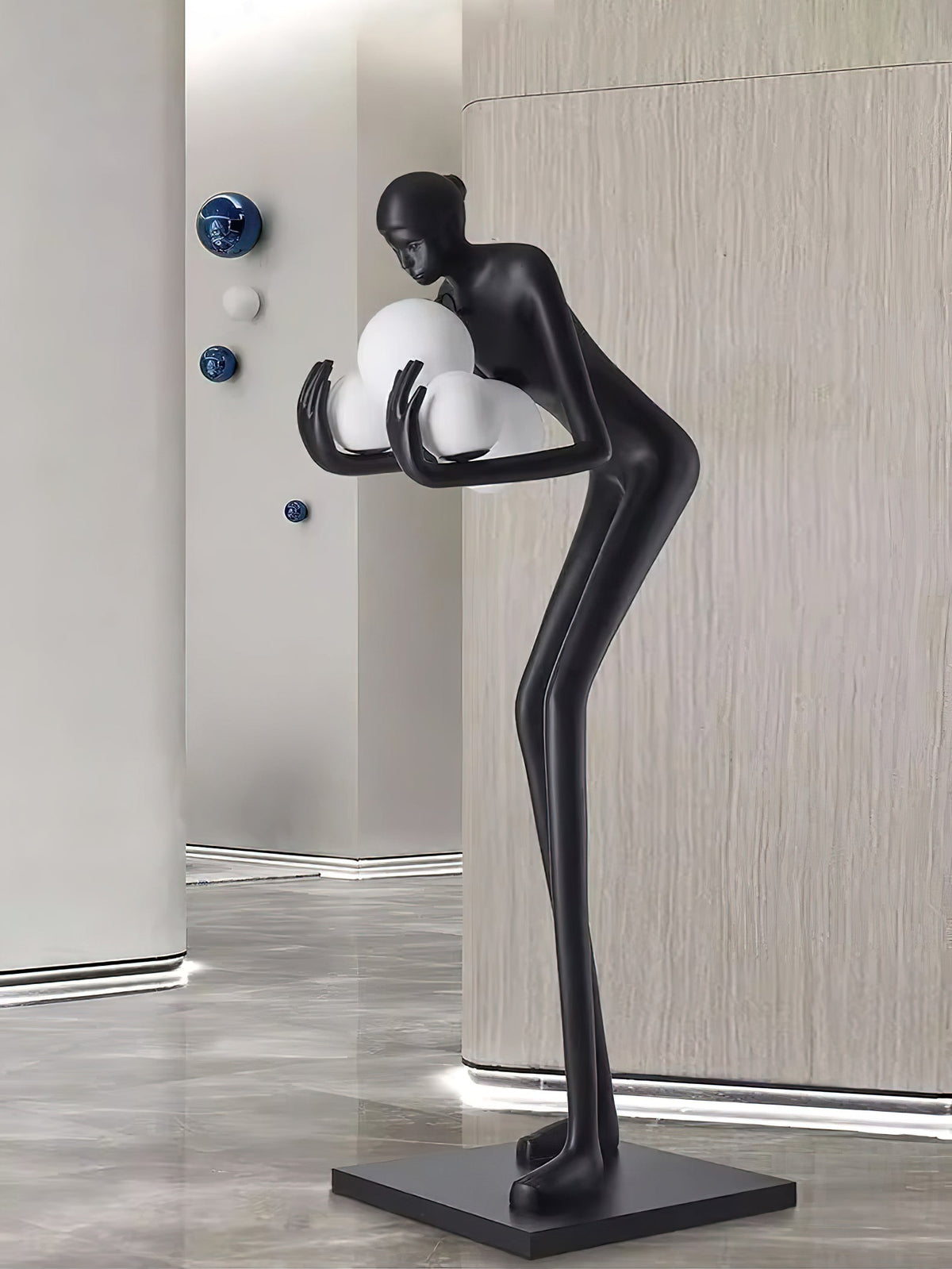 Embrace Of Light Sculpture Floor Lamp