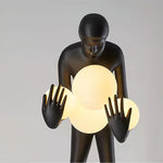 Embrace Of Light Sculpture Floor Lamp