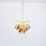 Marielle Glass Chandelier – Modern Art Deco Pendant Light for Dining Room & Foyer