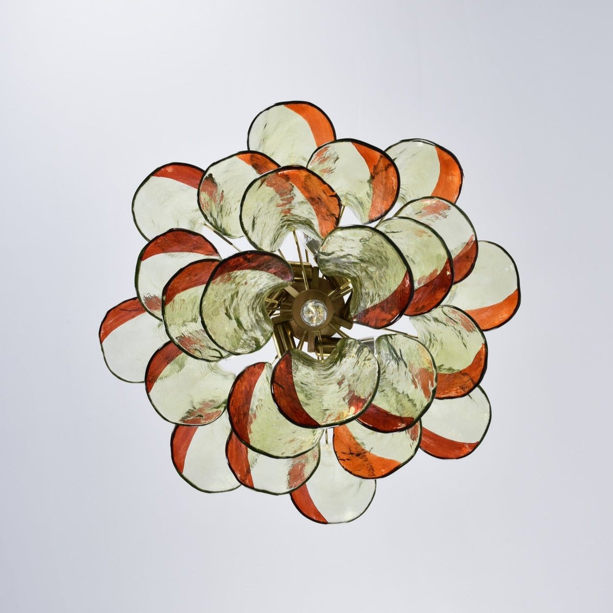 Marielle Glass Chandelier – Modern Art Deco Pendant Light for Dining Room & Foyer