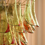 Marielle Glass Chandelier – Modern Art Deco Pendant Light for Dining Room & Foyer