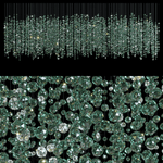 Emerald Rainfall Crystal Chandelier – Customizable Designer Pendant Light