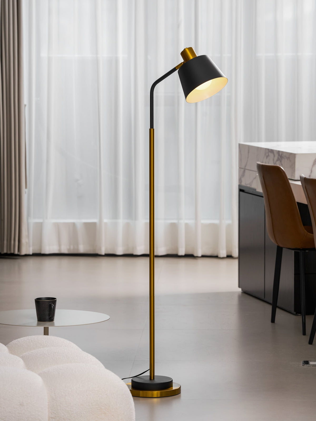 Emmental Floor Lamp – Sculptural Mid-Century Modern Standing Light
