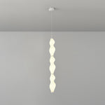 Empirico Sculptural LED Pendant Light in White Polyethylene