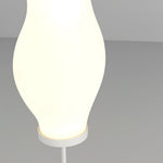 Empirico Sculptural LED Pendant Light in White Polyethylene