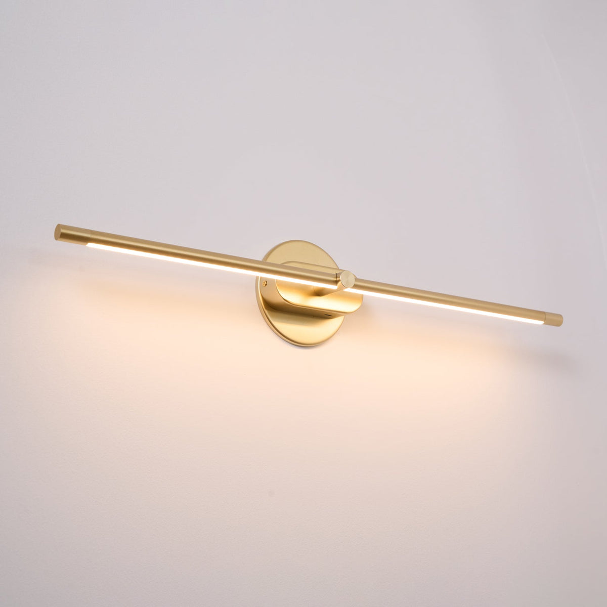 Minimalist Linear Rechargeable Wall Sconce – Cordless LED Vanity Light