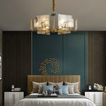 Enamel Lotus Chandelier