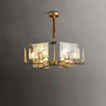 Enamel Lotus Chandelier