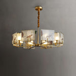 Enamel Lotus Chandelier