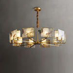 Enamel Lotus Chandelier