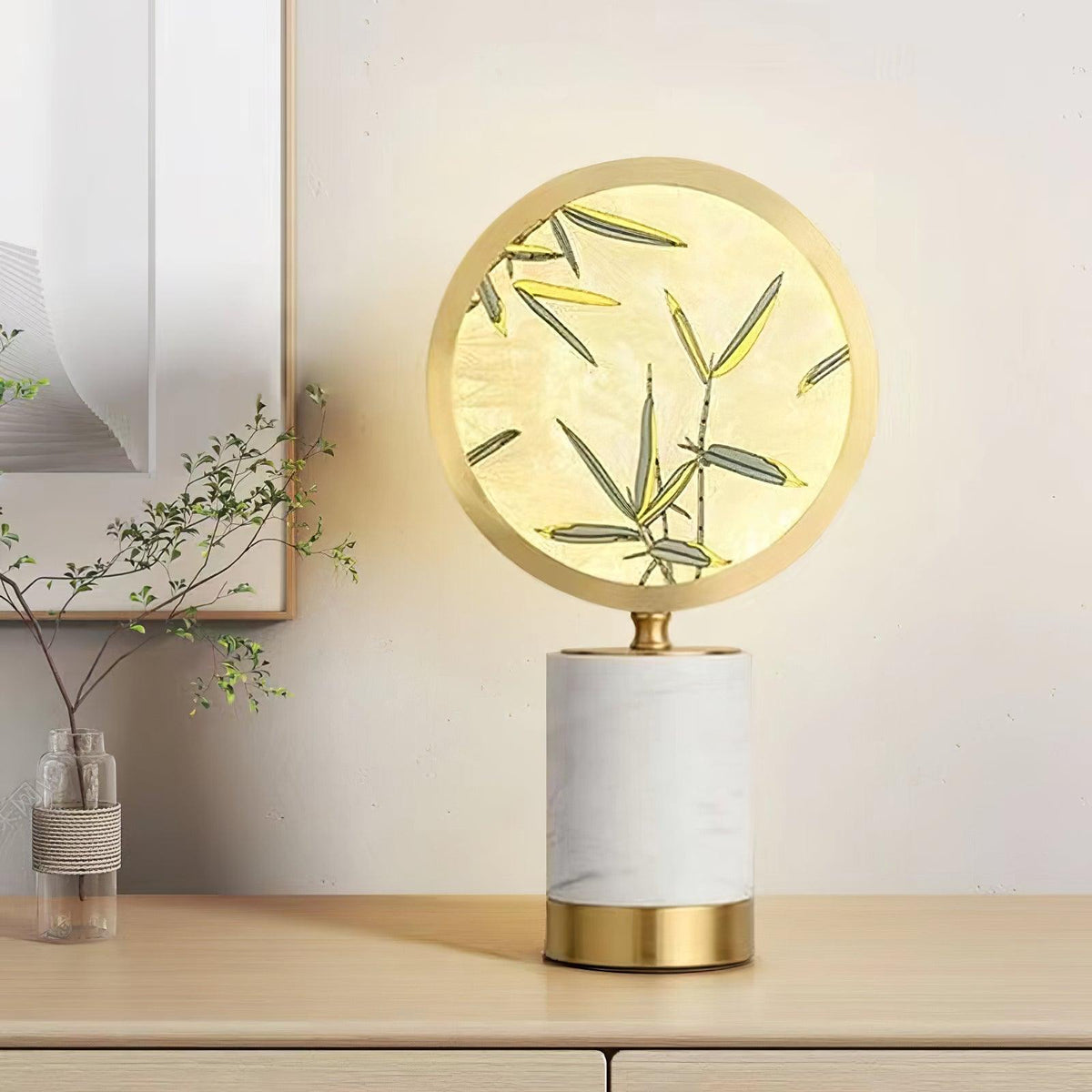Enamel Table Lamp