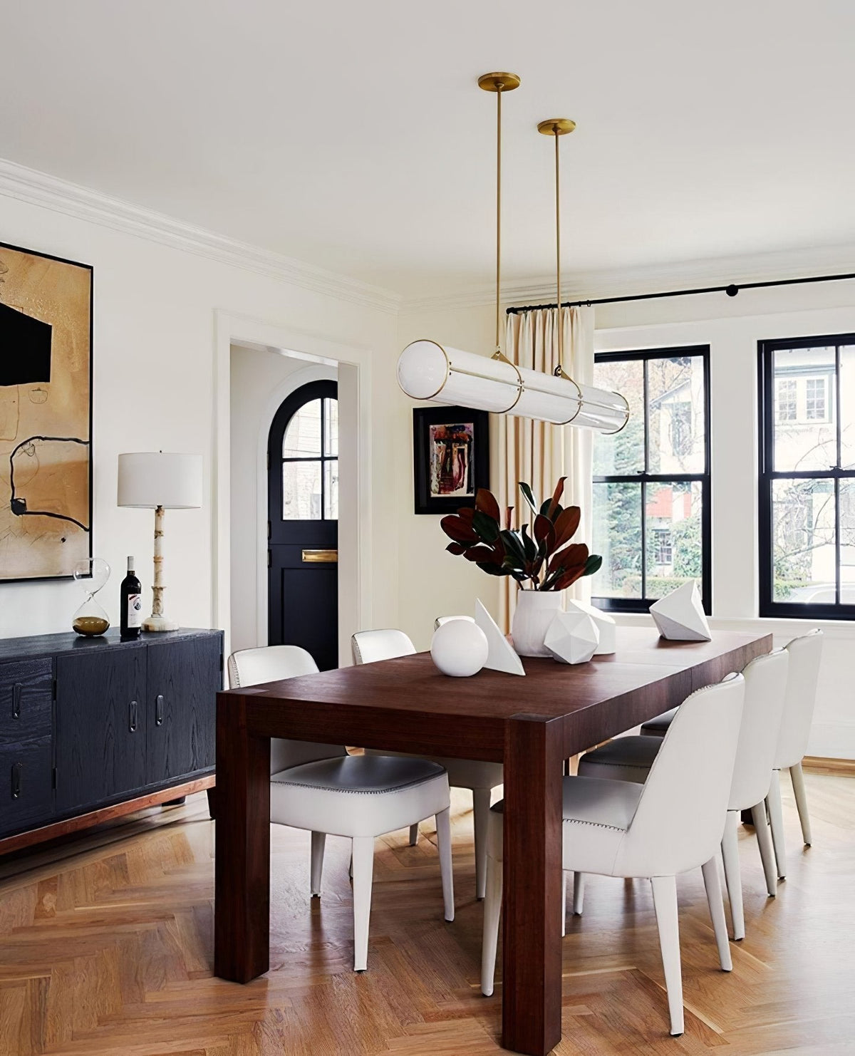 Cylindrical Endless Pendant Light
