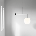 Equinox Balance Pendant Light – Modern Minimalist Glass Globe Chandelier