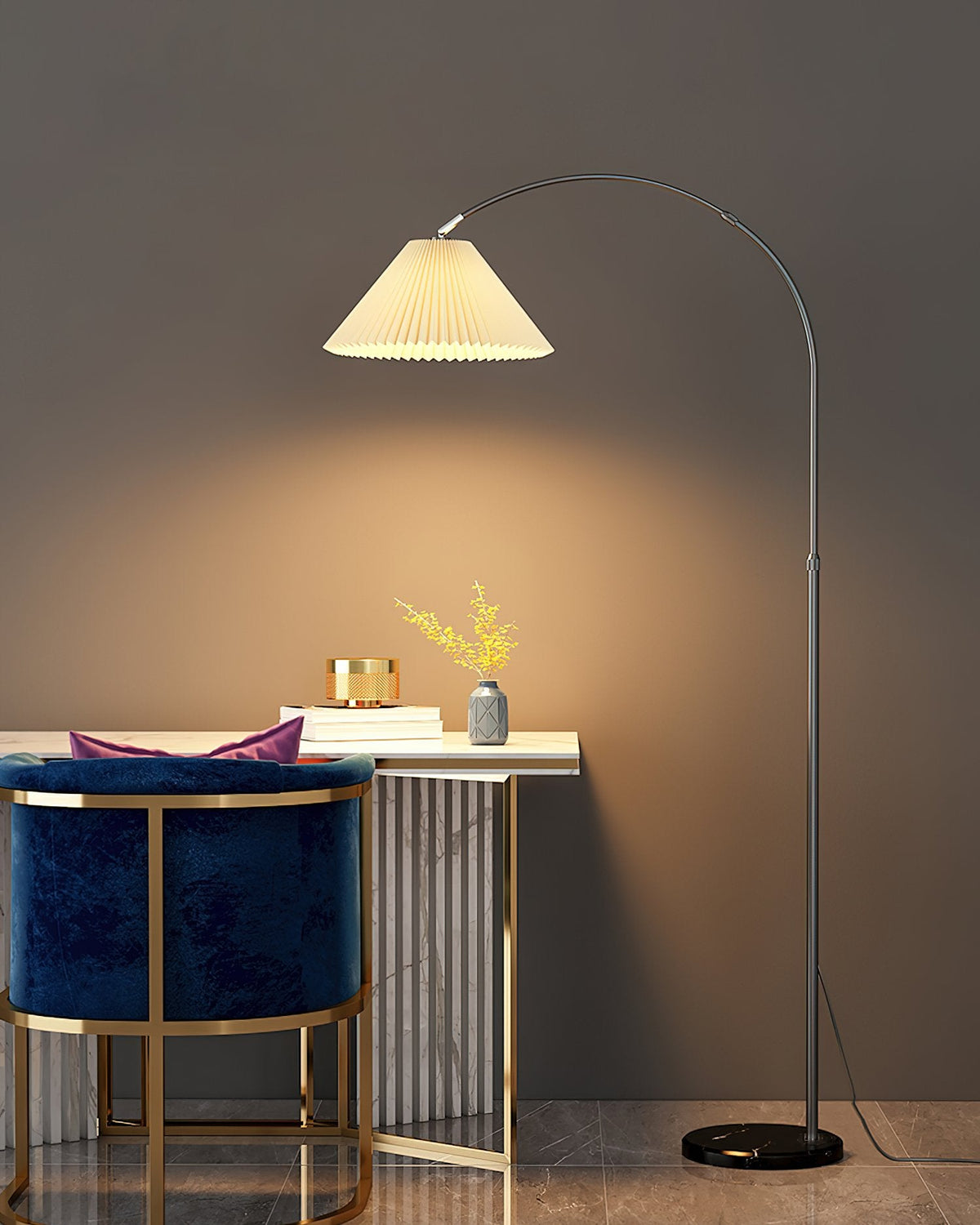 Tove Pleated Floor Lamp