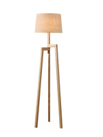 Escada Tripod Wooden Floor Lamp