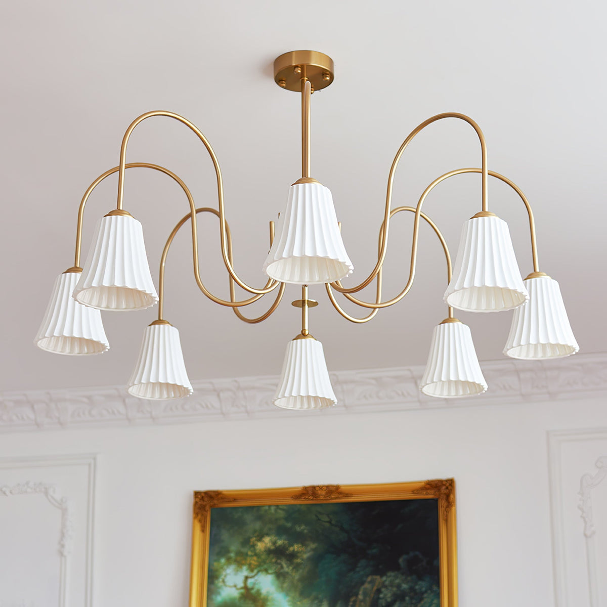 Esther Designer Ceramic Chandelier for Modern Interiors