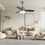 Ethan Ceiling Fan Light with LED and Wood Blades
