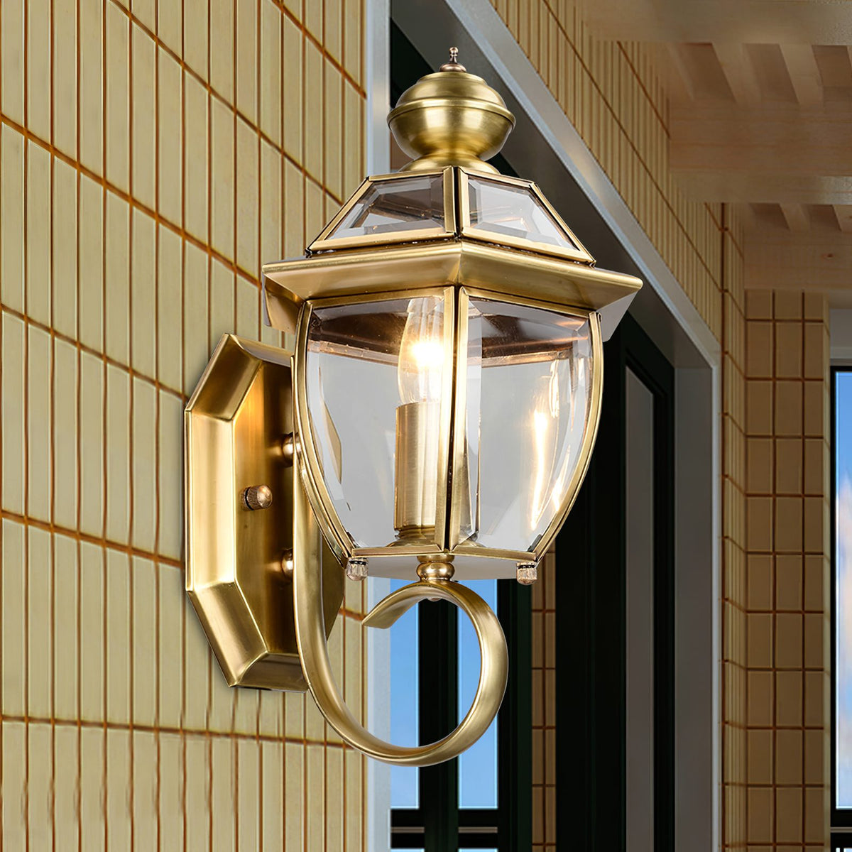 European Style Lantern Wall Light