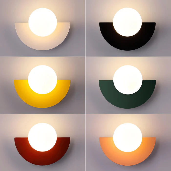 Nordic Semi Circle Wall Light