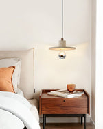 Evirlo Travertine Pendant Light – Modern Stone Pendant Lamp for Dining and Living Spaces