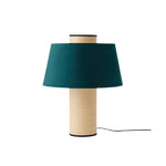 Fabric Drum Column Table Lamp