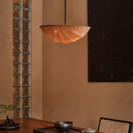 Fabric Saucer Pendant Light – Modern Minimalist Ceiling Lamp for Dining & Living Spaces