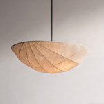 Fabric Saucer Pendant Light – Modern Minimalist Ceiling Lamp for Dining & Living Spaces