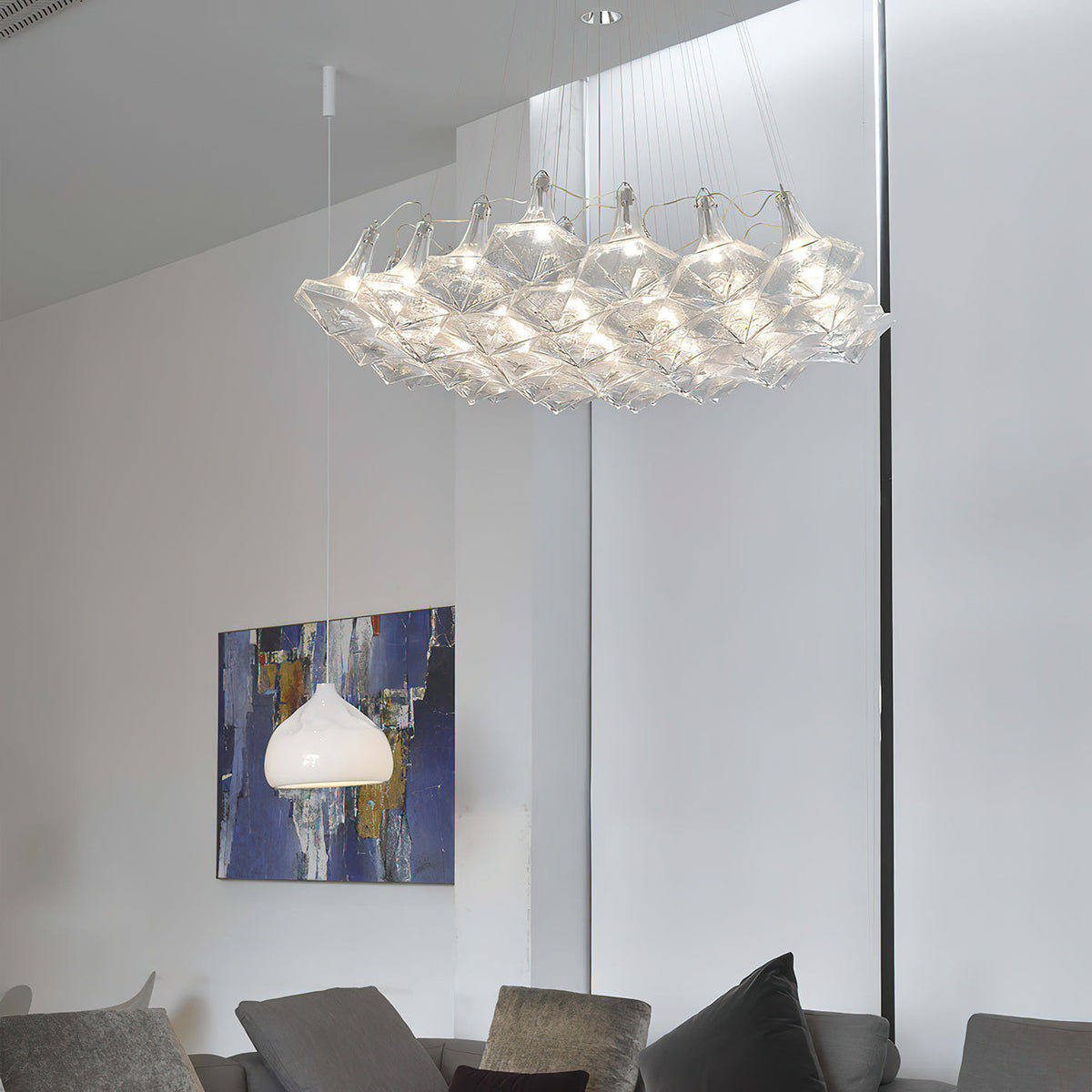 facet-sculpture-cluster-pendant-light