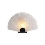 Fan Shaped Alabaster Wall Light
