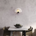 Fan Shaped Alabaster Wall Light