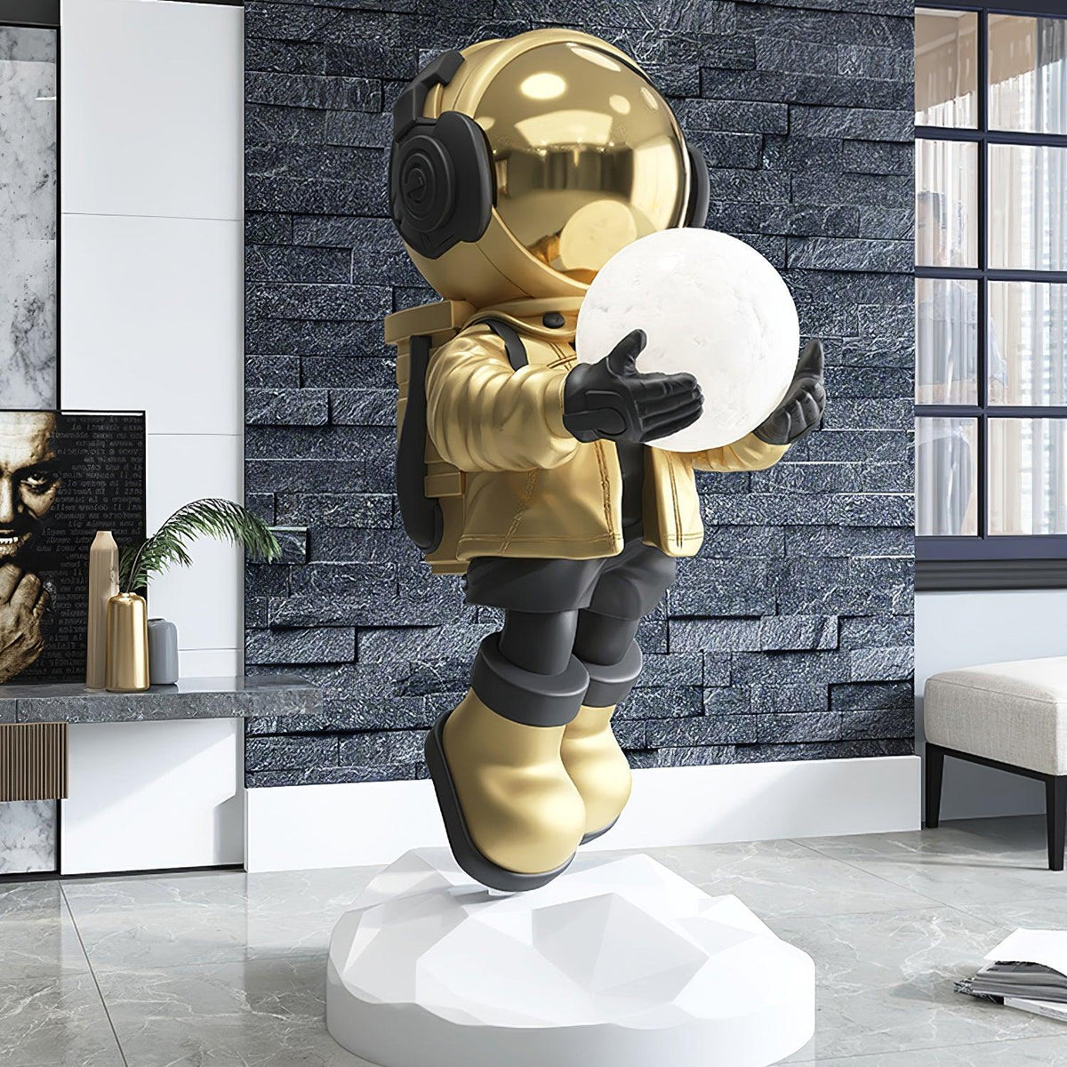 Fantasy Astronaut Built In Battery Floor Light