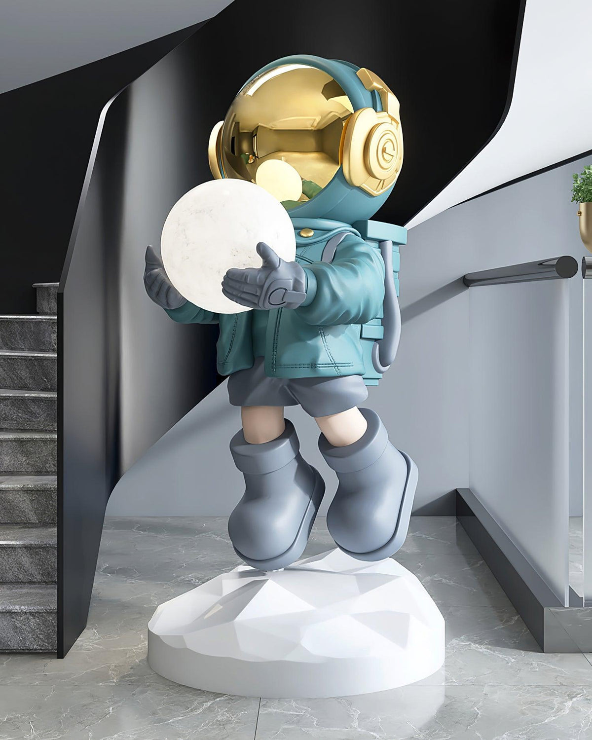 Fantasy Astronaut Built In Battery Floor Light