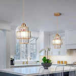Simple Restaurant Crystal Single Head Pendant Lamp