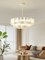 Fingerprint Chandelier – Modern LED Pendant Light for Dining Room, Living Room, and Bedroom