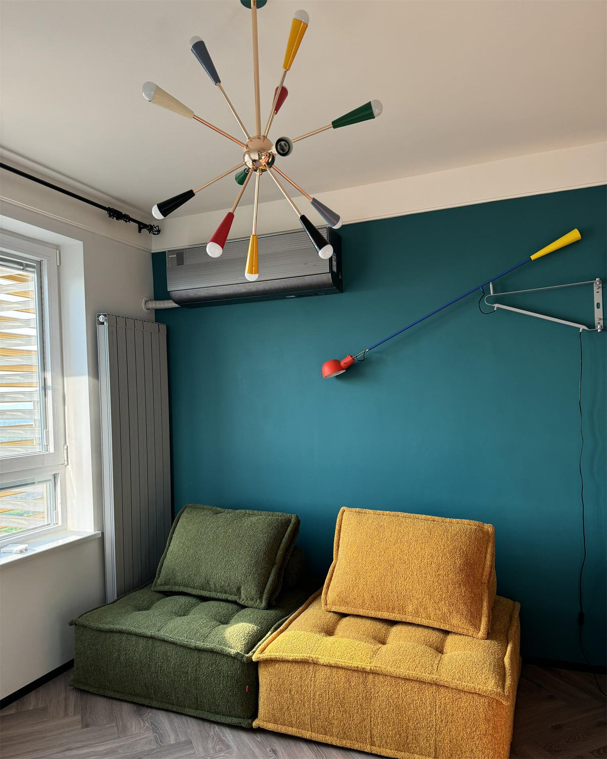 Firework Pop Chandelier – Mid-Century Modern Starburst Pendant Light
