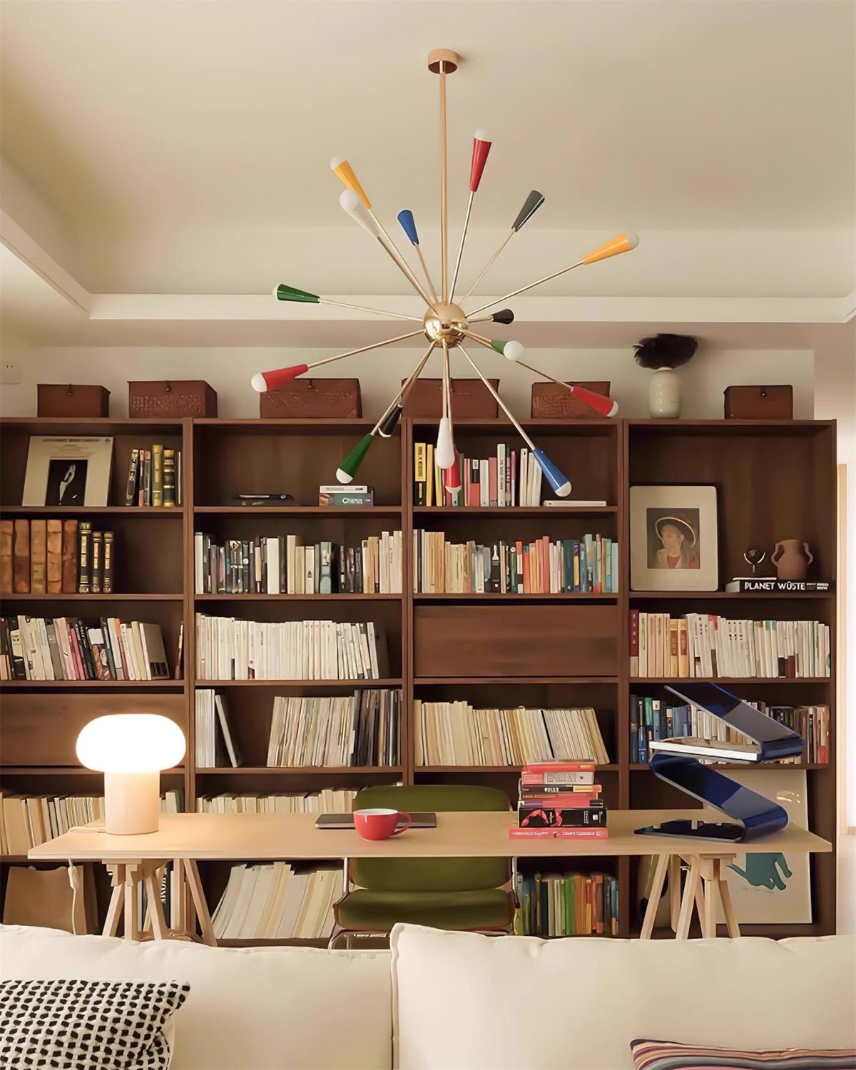 Firework Pop Chandelier – Mid-Century Modern Starburst Pendant Light