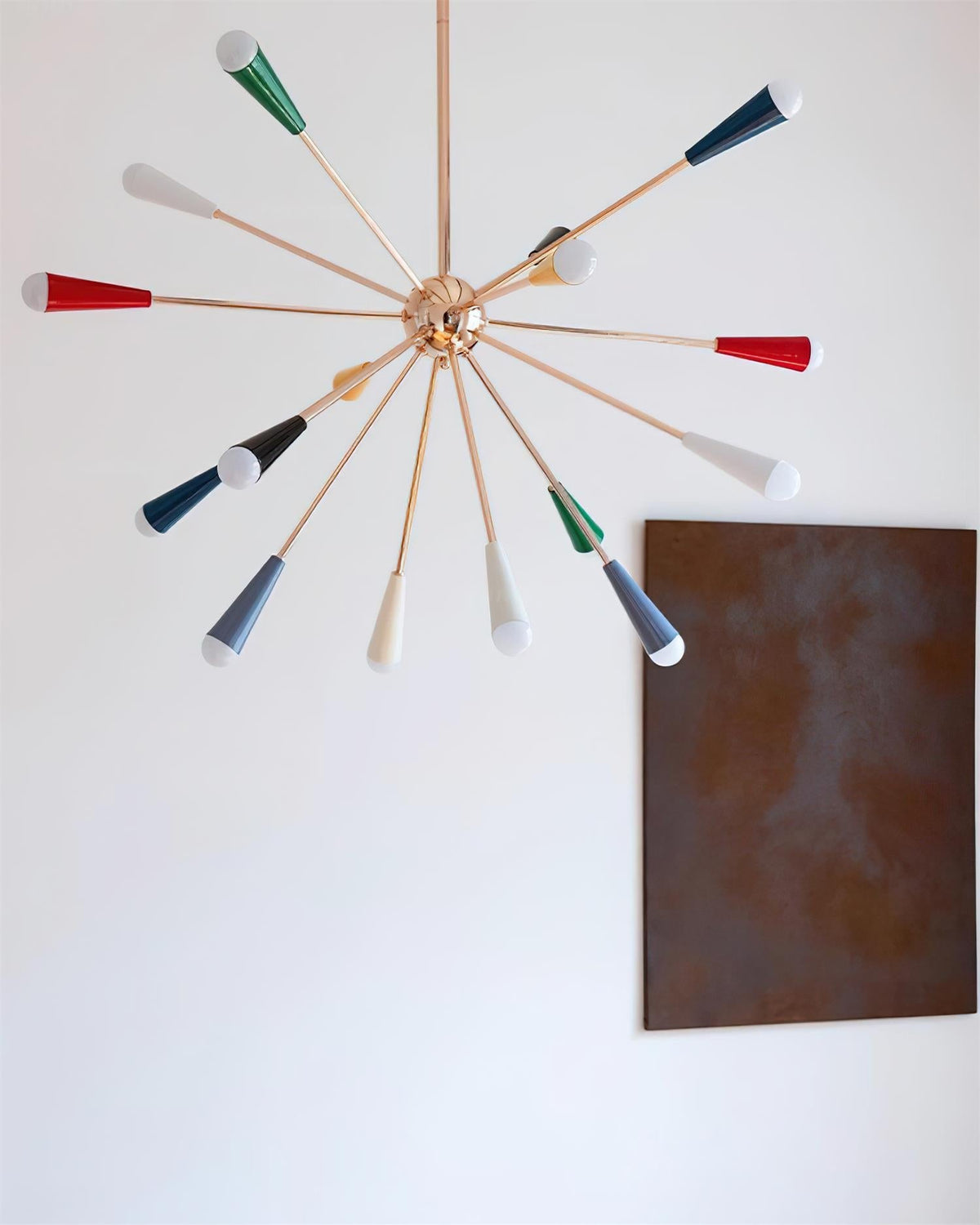 Firework Pop Chandelier – Mid-Century Modern Starburst Pendant Light