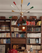 Firework Pop Chandelier – Mid-Century Modern Starburst Pendant Light