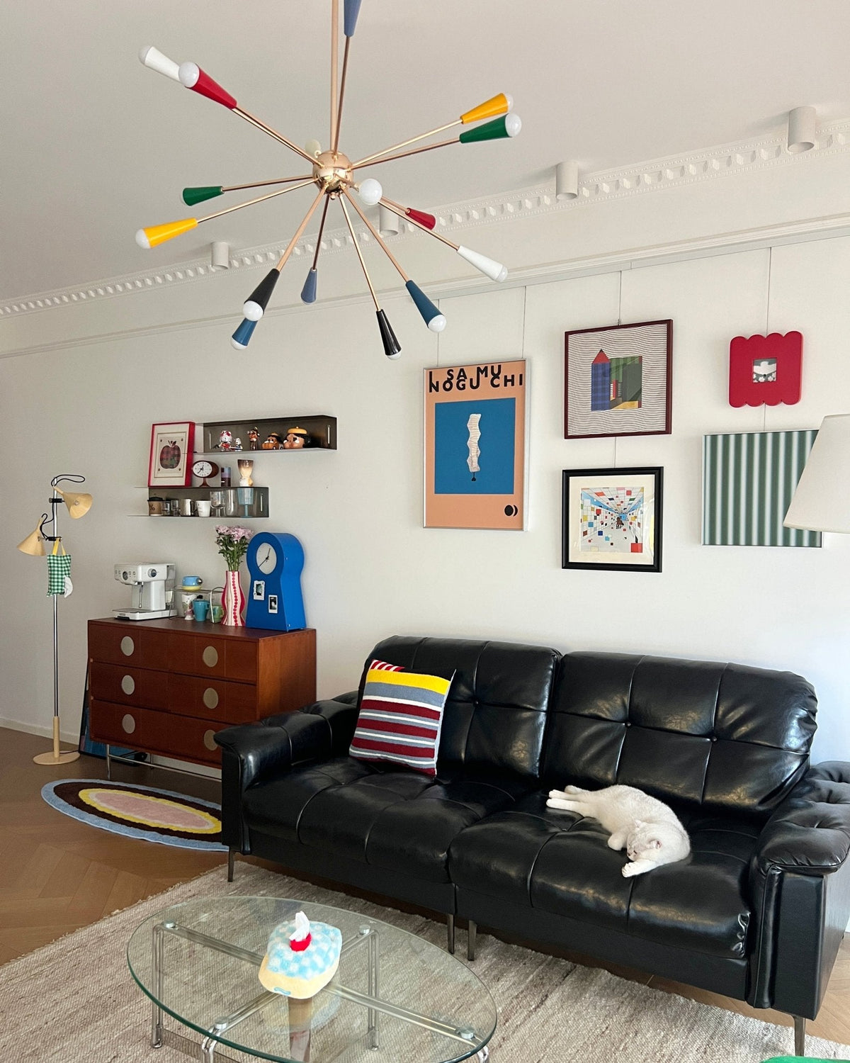 Firework Pop Chandelier – Mid-Century Modern Starburst Pendant Light