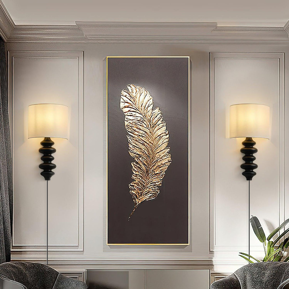 Fishbone Plug In Sconce