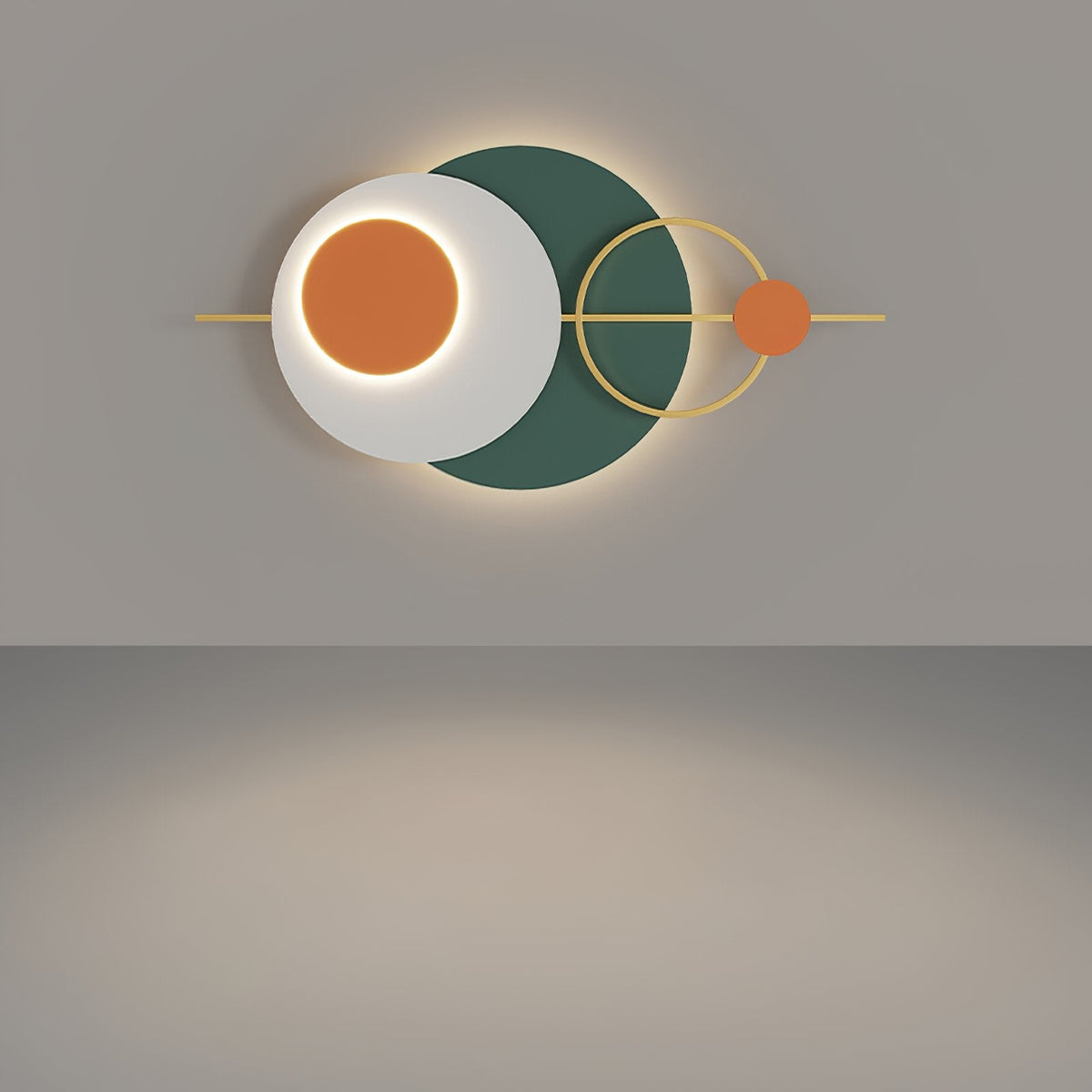 Five Round Wall Lamp
