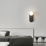 Flat Base Globe Sconce