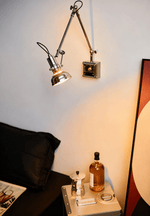 Flex Arm Wall Sconce with Adjustable Metal Shade for Modern Interiors